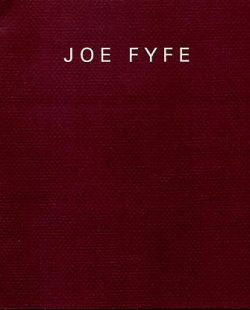Publication cover for Joe Fyfe exhibition catalog