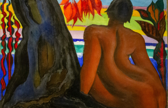 Alt text: Painting of a Bermudian woman