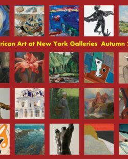 Alt text: American Art at New York Galleries Flyer
