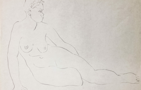 Alt text: nude figure drawing