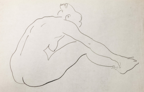 Alt text: Nude figure drawing