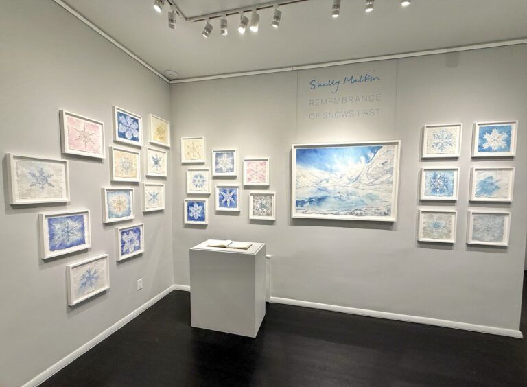 Installation shots of Shelly Malkin 2025 show