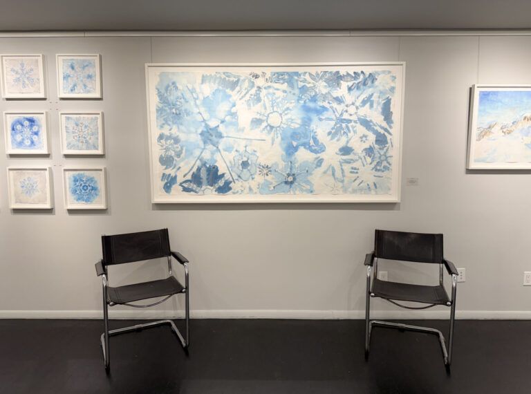 Installation shots of Shelly Malkin 2025 show