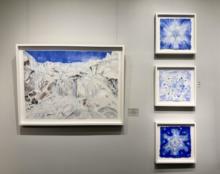 Installation shots of Shelly Malkin 2025 show