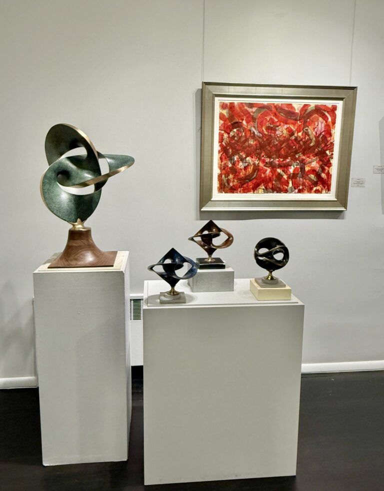 Installation shot of Three Sculptors Show