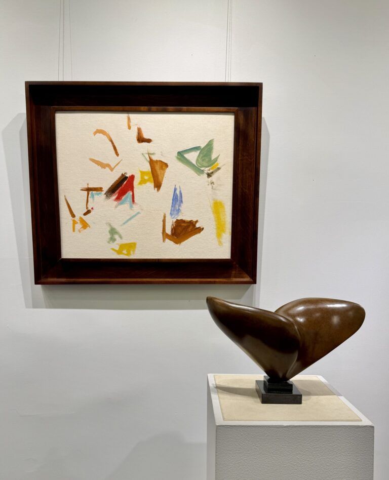 Installation shot of Three Sculptors Show