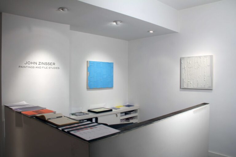 Installation shot for 2014 John Zinsser show