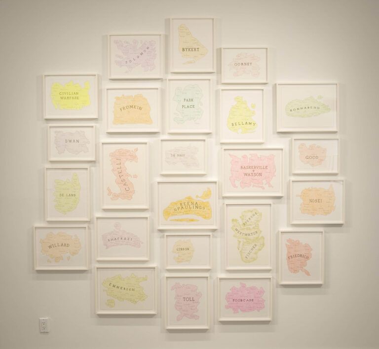 Installation shots for 2009 John Zinsser show