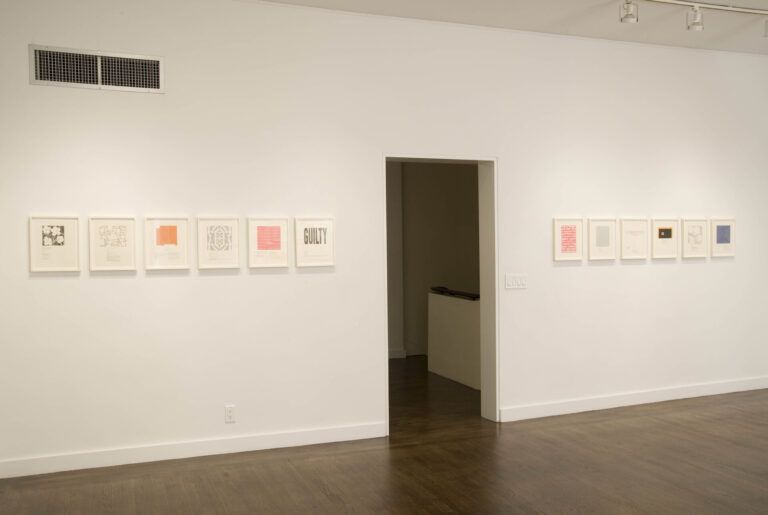 Installation shots for 2009 John Zinsser show