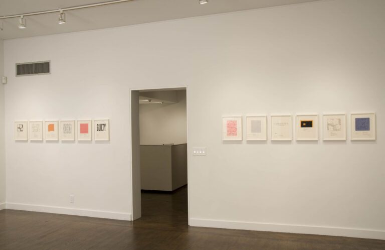 Installation shots for 2009 John Zinsser show